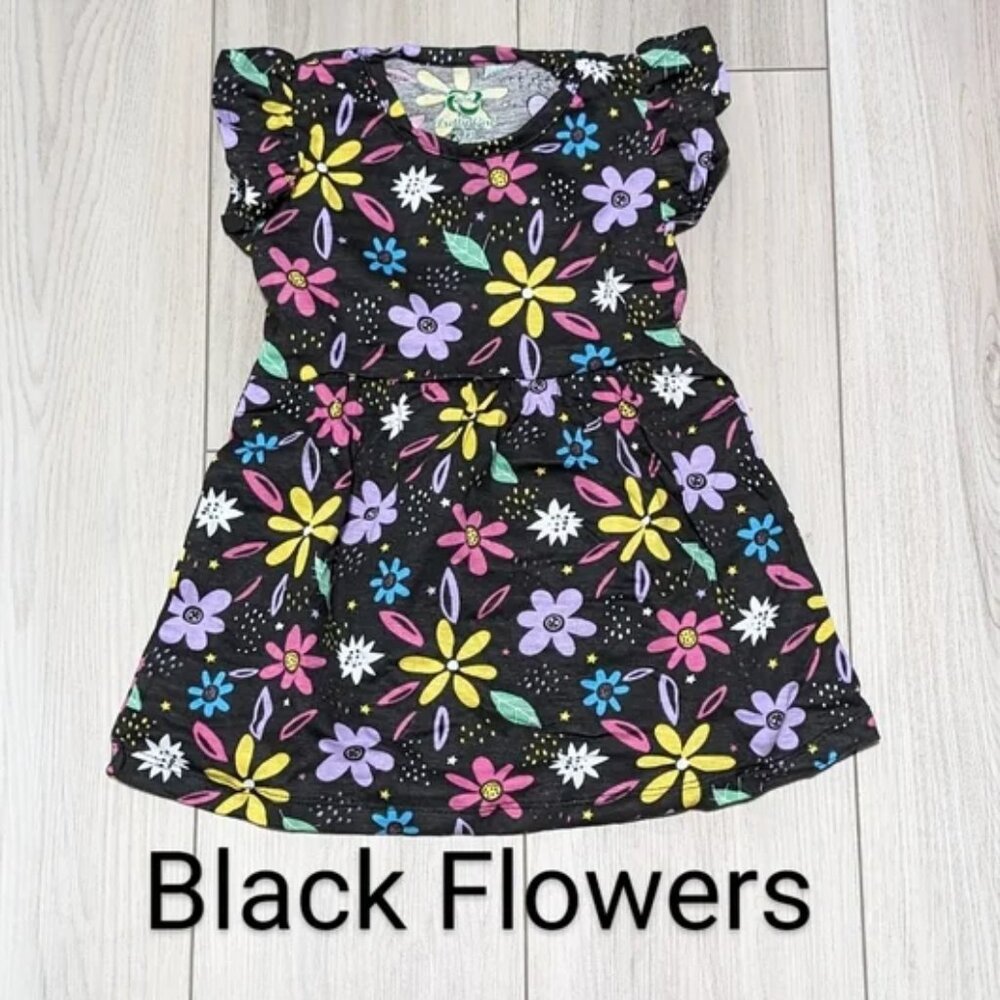 Ruffle Sleeve Cute Cotton Dress, NWOT || Pretty Prints || Toddler Dress